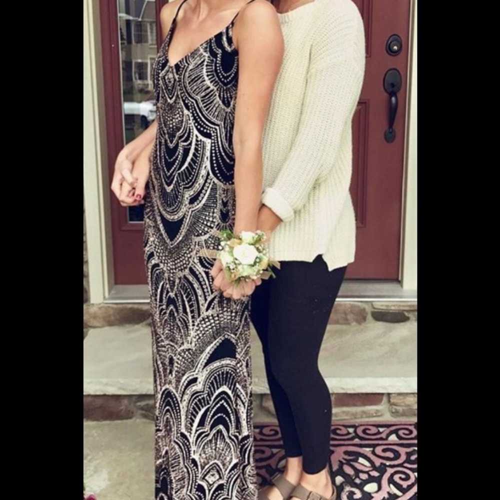 Prom dress (open back)